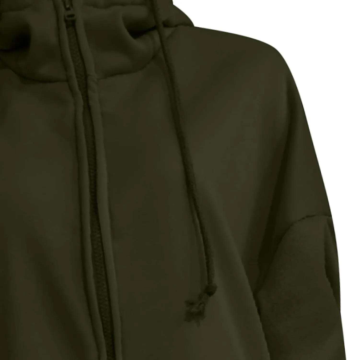 Zip Up Hoodie Women Fashion Tunic Hoodies Winter Fleece Pullover Hoodies 2024 Fall Long Jackets with Pockets