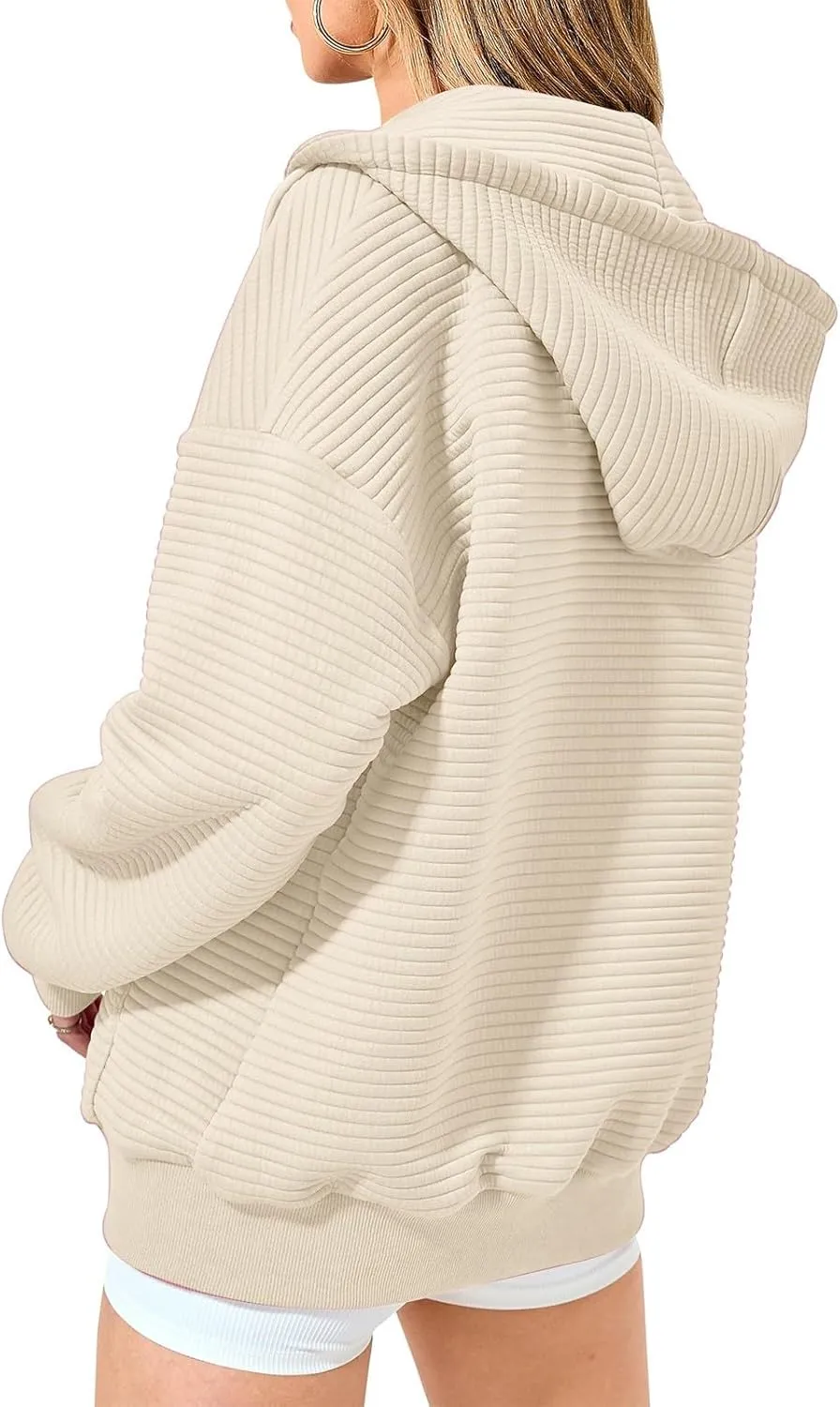 Zip Up Hoodie Women Sweatshirts for Women Y2K Quilted Jackets Hoodies Oversized Winter Fall Outfits Casual Fashion Top